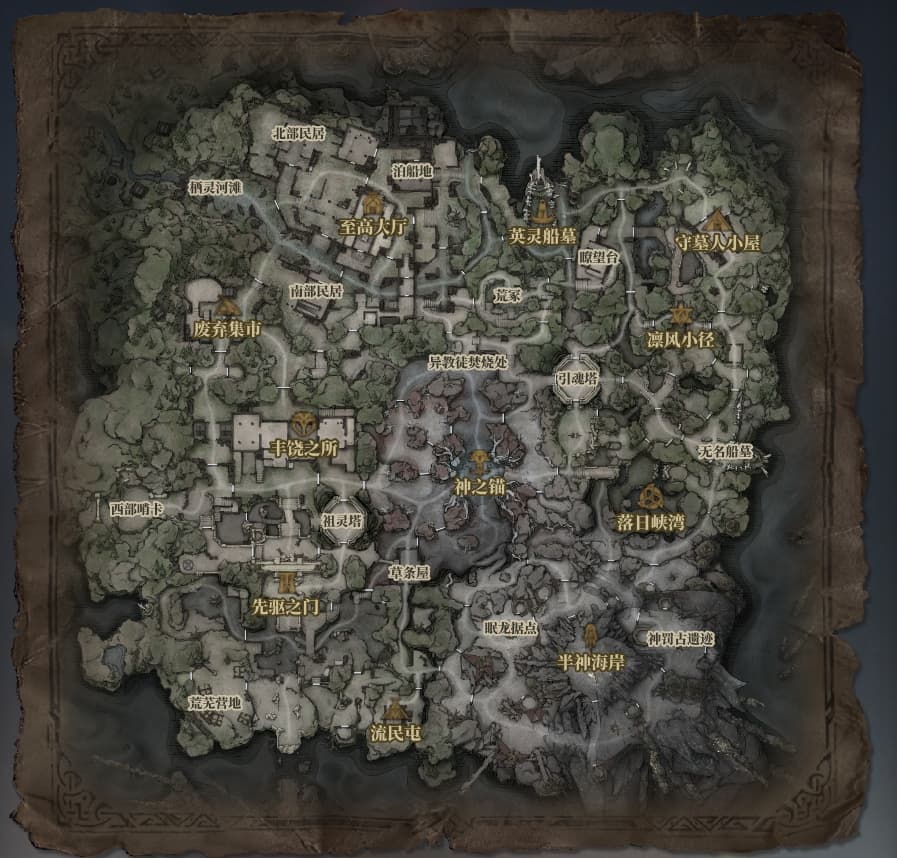 Hallowgrove map